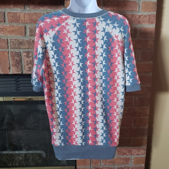 🔥BOGO🔥 Lularoe Jane Stars & Stripes Sweatshirt - Picture 3 of 6